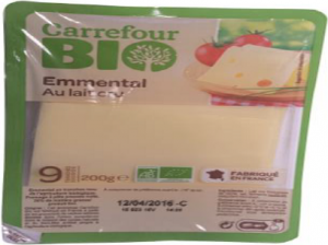 Sliced Emmental Bio 